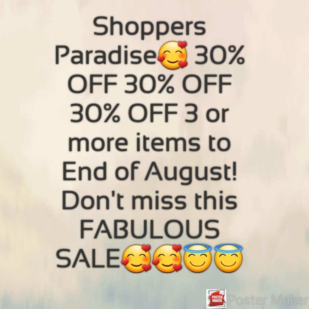 30% off sale